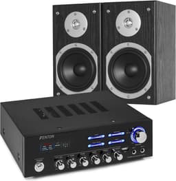Stereo set - Fenton Bluetooth karaoke stereo set met versterker en speakers - 600W — thumbnail 1