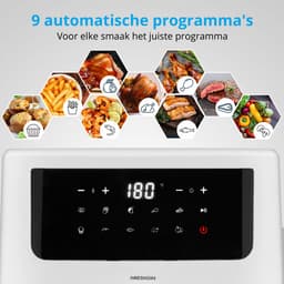 MEDION XL Airfryer P10 - 6,8 L - 2150 W - 9 programma’s - Wit — thumbnail 5