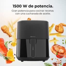 Cecotec 04971 friteuse Enkel 5,5 l Vrijstaand 1500 W Heteluchtfriteuse Zwart — thumbnail 3