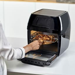 Black & Decker BXAFO1200E Enkel 12 l Vrijstaand 1700 W Heteluchtfriteuse Zwart — thumbnail 7