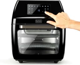 Black & Decker BXAFO1200E Enkel 12 l Vrijstaand 1700 W Heteluchtfriteuse Zwart — thumbnail 10