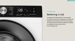 Hisense 3S Serie WF3S8043BW3/BLX - Wasmachine met Energielabel A -30% - 8kg - 72dB (A) - Steam Wash -1400 toeren - Power Wash 49' - ConnectLife - Inhoud Trommel 54 Liter — thumbnail 10