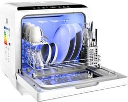 MONZANA Vaatwasser - Mini 46x45x44cm App Bediening 4,5l - Wit