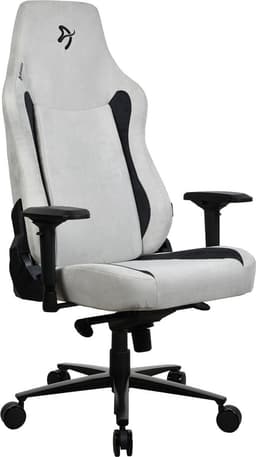 Arozzi Vernazza XL Gamingstoel - Supersoft™ Stof - Lichtgrijs — thumbnail 5