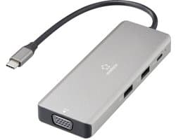 Renkforce RF-DKS-906 USB-C dockingstation Geschikt voor merk (dockingstation): Universeel Ondersteunt 8K@30 Hz (1x) / 4