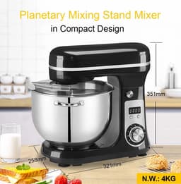 Keukenmachines - Keukenrobot - Foodprocessor - Keukenmixer - Keukenmachines & mixers - 6L - 1200W — thumbnail 3