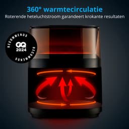 MEDION X10 XL hetelucht friteuse (5 liter XXL frituurmand, stoom voor knapperig voedsel, 1.500 watt, kijkvenster, schudalarm, digitaal bedieningspaneel, 10 automatische programma's, tot 230 °C) — thumbnail 14