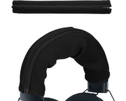 kwmobile cover voor koptelefoon hoofdband - geschikt voor Razer BlackShark V2 X / V2Pro / V2 SE - Koptelefoon band hoes van neopreen - In zwart