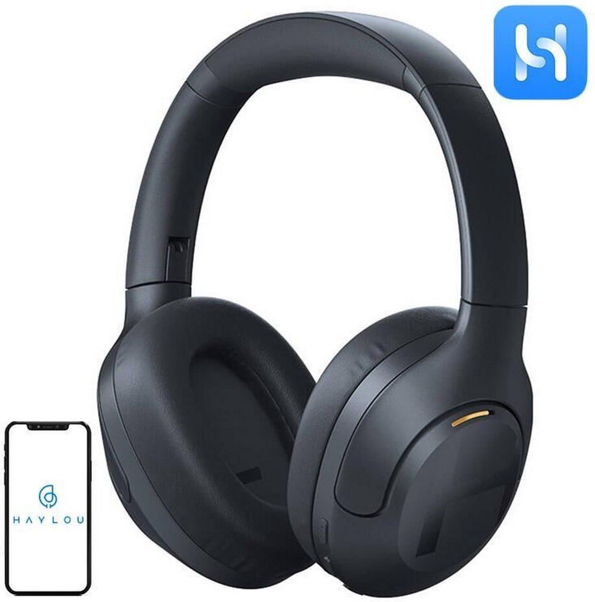 Draadloze koptelefoon Haylou S35 ANC (DONKER BLAUW) — afbeelding 1