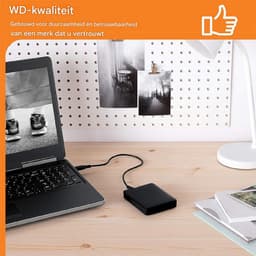ApexArte® Harde Schijf Extern - Draagbare - 2TB Opslag - Zwart — thumbnail 2