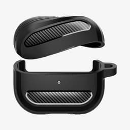 Spigen Rugged Armor Hoesje Geschikt voor Samsung Galaxy Buds 3 / 3 Pro Zwart — thumbnail 2