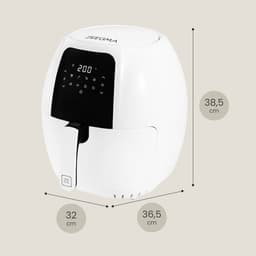 Zeegma KNAPPER GRAND Airfryer XXL - Heteluchtfriteuse 1800 W met 9 Kookprogramma’s, 6L Mand, 7,7L Kom, Temperatuurbereik van 60-200°C, Vaatwasmachinebestendig, Snelle Opwarming en Vetvrije Bereiding van Maaltijden voor het Hele Gezin — thumbnail 17