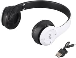 Headset Multifunctionele opvouwbare draadloze sporthoofdtelefoon met HiFi-stereogeluidstechnologie en ergonomisch ontwerp voor thuiskantoor Reizen (wit) — thumbnail 5