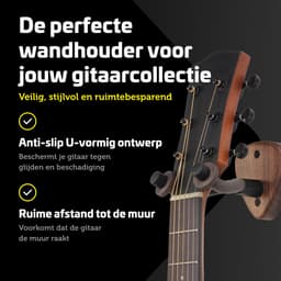 Garpex® Gitaar Wandbeugel - Uniek Ontwerp - Eenvoudige Installatie — thumbnail 4
