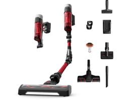 Rowenta X-Force Flex 9.60 RH2099 - Steelstofzuiger - Draadloos - 100 Airwatt - Flexibele Buis - Met parketborstel (voor harde vloeren) - 45 min. gebruikstijd - LED verlichting zuigmond