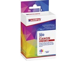 Edding Inktcartridge vervangt Canon CLI-521CMY Compatibel Combipack Cyaan, Magenta, Geel EDD-300 18-300-01