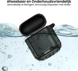AdroitGoods Military Armor Case Geschikt Voor Apple AirPods 1+2 - Cover - Hoesje - Bescherming - Zwart — thumbnail 4