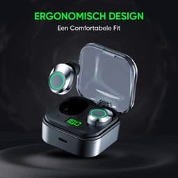 Otiume Mini - Draadloze Oordopjes Hardlopen - Sporten - Fitness - Lange Batterijduur - Zwart - Bluetooth voor Iphone en Android — thumbnail 3