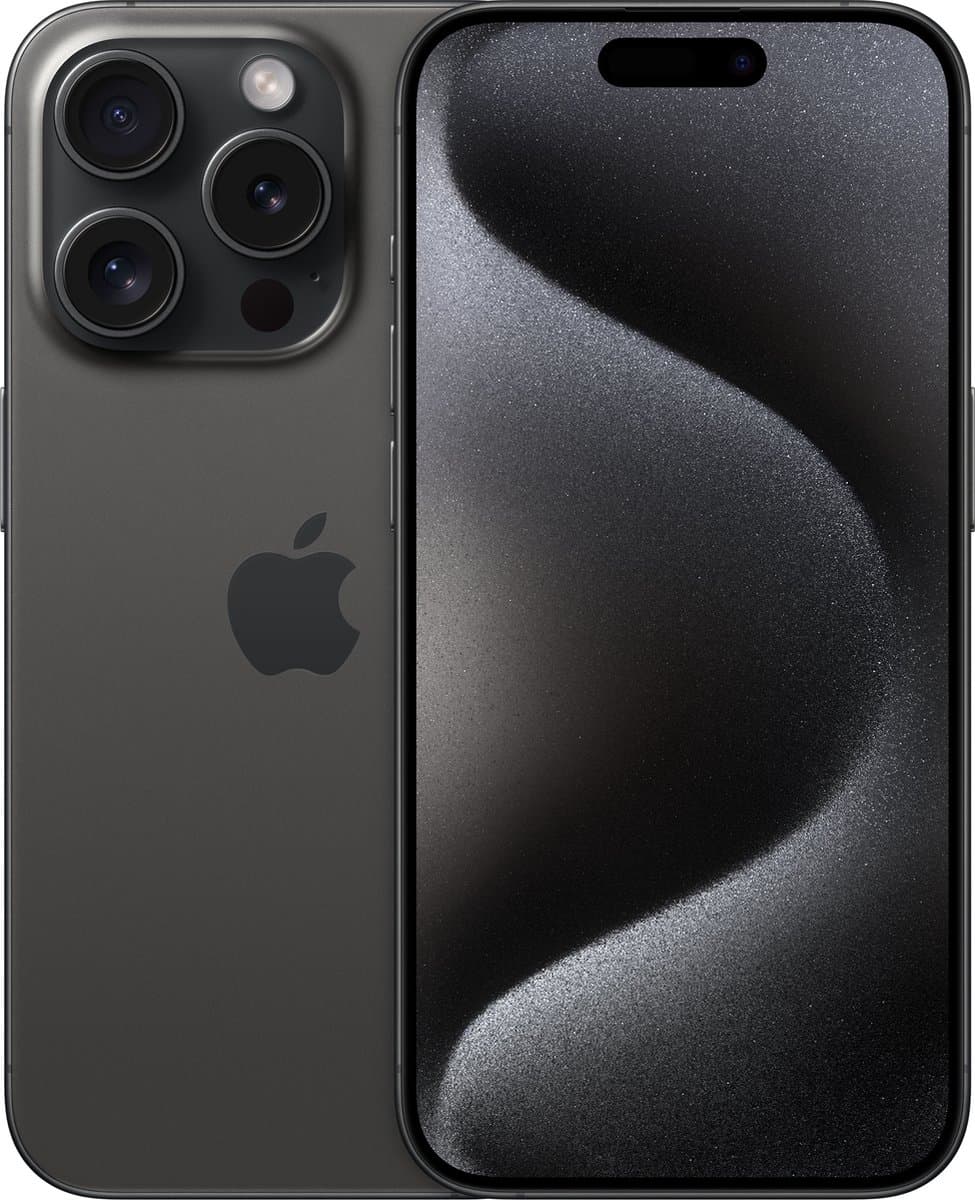 APPLE iPhone 15 Pro 5G - 1 TB Zwart Titanium — afbeelding 1