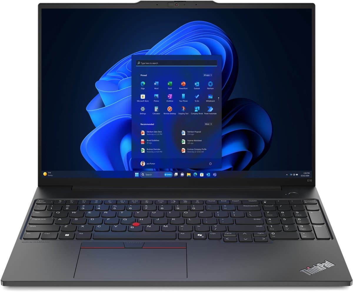 LENOVO - ThinkPad E16 � zakelijke laptop - 16 FHD � Ultra 7-155U - 16GB - 512GB - W11P - 3Y — afbeelding 1