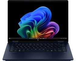 HP OmniBook X FlipNGAI 14-fm0675nd Copilot+ PC Intel Core Ultra 7 256V Hybride (2-in-1) 35,6 cm (14") Touchscreen 3K 16 GB LPDDR5x-SDRAM 1 TB SSD Wi-Fi 7 (802.11be) Windows 11 Home Blauw QWERTY