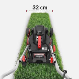 Accu Grasmaaier 40V voor Tuinen tot 250 m² - 32 cm Maaibreedte, 30L Grasopvangmand, Instelbare Snijhoogte 20-60 mm, Borstelloze Motor incl. 4.0 Ah Accu + Oplader — thumbnail 5