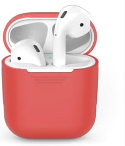 New Age Devi - Hoesje geschikt voor Apple Airpods - case - Rood — thumbnail 1