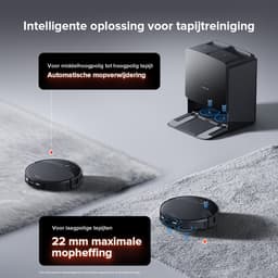 Roborock Saros 10R-Robotstofzuiger Met Dweilfunctie-22000Pa-7,98 cm Ultraslank Ontwerp-Vuildetectiesysteem-80℃ Warmwatermopwas-Zelfreinigend Station & Anti-Klit Borstels-Slimme spraakassistent-S8 maxv ultra Upgrade — thumbnail 8