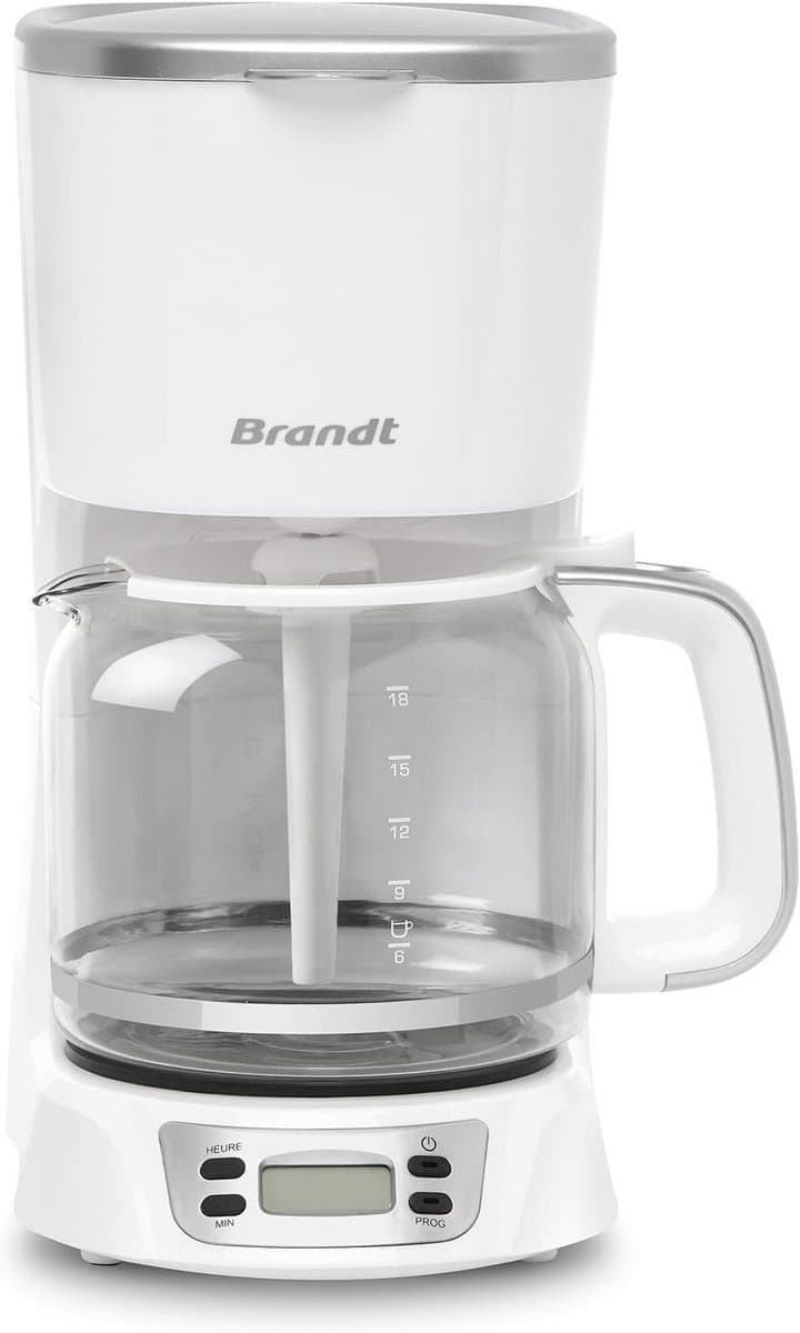 Programmeermogelijkheden Koffiezetapparaat 1,8 Liter - Wit - Perfect voor 18 Kopjes — afbeelding 1
