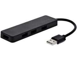 T'nB HUBUSBFIRST laptop dock & poortreplicator Bedraad USB 2.0 Zwart