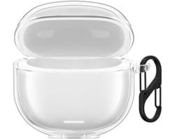 kwmobile Earphones Case for Xiaomi Redmi Buds 6 Lite Case - Clear TPU Silicone Earbuds Cover - Transparent