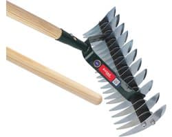 Dubbelzijdige Vloerbeluchter voor Tuin - Hoogwaardig Staal, Handmatige Verticuteermachine 37 cm