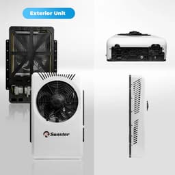Airconditioner - Air conditioning - 10000 BTU - 150-500m³/u - 1-3KW - 12V Efficiënte Koeling - Met Afstandsbediening - Voor RV - Camper -Vrachtwagens - Boten — thumbnail 4
