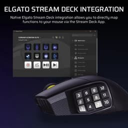 Corsair Scimitar Elite Wireless SE - Draadloze Gaming Muis - Rechtshandig - Bluetooth - Optisch - 33000 DPI - Zwart — thumbnail 11