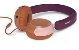 PHILIPS TAK2000MP - On Ear bedrade opvouwbare hoofdtelefoon voor kinderen - beperkt volume, Audio delen, 3,5 mm- en USB-C-kabel meegeleverd - Magenta Purper — thumbnail 7
