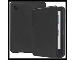 E-Reader Hoes Geschikt voor Kobo Clara Colour / Clara BW | Book Case met Sleep/Wake Functie | Kunstlederen Beschermhoes | Zwart