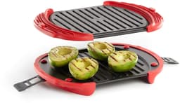 Magnetrongrill - 900 W - Rood/Zwart - XL — thumbnail 1