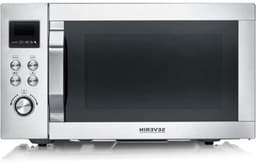 Multifunctionele oven - Airfryer en magnetron - Gerechten bereiden - 4-in-1 functionaliteit - 25 liter - Zilver — thumbnail 1
