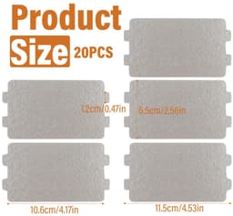 Set van 20 Mica voor Magnetron en Oven — thumbnail 3
