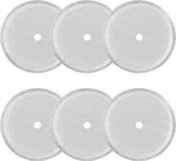 Vervangingsfilters voor French press koffiezetapparaten, 6-delige set, roestvrijstalen filterpatronen, geschikt voor draagbare, afneembare koffiezetapparaten van 1000 ml/1 liter, filteraccessoires. — thumbnail 1