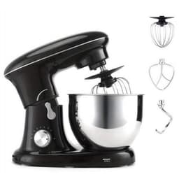 Keukenmixer – Mengmachine – Bakmixer – Deegkneder – Standmixer – 1400W Krachtige Motor – 4,5 Liter RVS Mengkom – Zwart — thumbnail 3