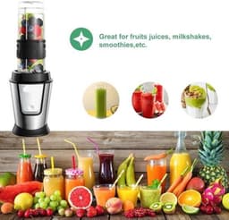 Multifunctionele Keukenmachine - 3-in-1 - Foodprocessor - Blender - 700W - Smoothie Maker - Hakmolen - Droogmolen - Roestvrij Staal - BPA-vrije Fles - 24.000 RPM — thumbnail 3