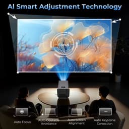 Beamer 2000 ANSI Lumen - Full HD 1080p Resolutie - 120W Vermogen - LCD - Zwart - Home Theater Projector — thumbnail 4