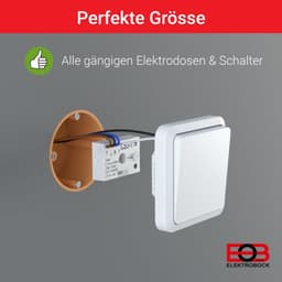 nalooprelais inbouw, 200 W, wit — thumbnail 1