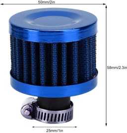 Luchtinlaatfilter 25 mm - Mini niet-geweven stof - Universeel auto-accessoire - Ventilatie - Carter ontluchting - Hoogwaardige kwaliteit - Luchtfilter — thumbnail 2