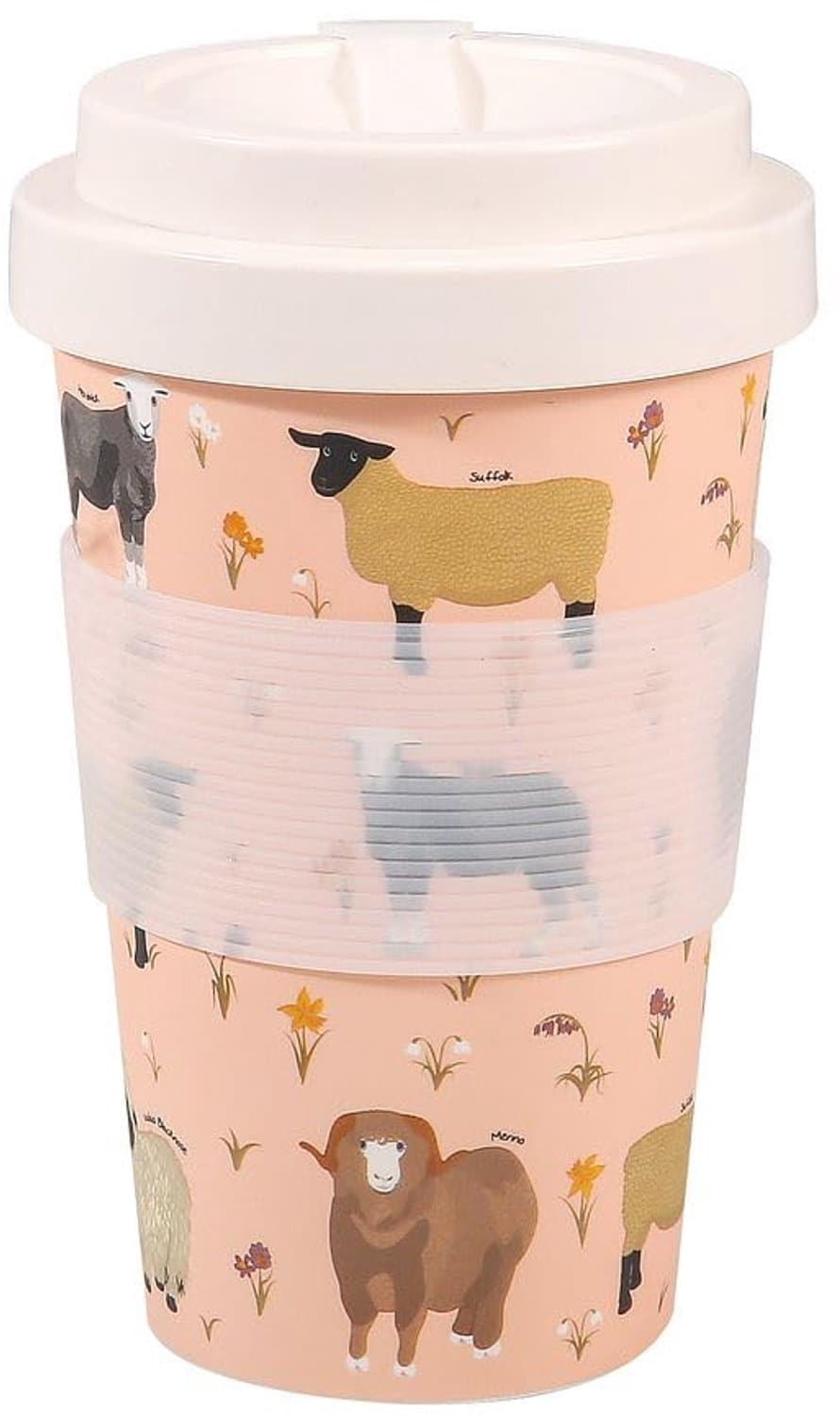 Gerecycled Reiscup van 400ml, Magnetron- en Vaatwasserbestendig — afbeelding 1