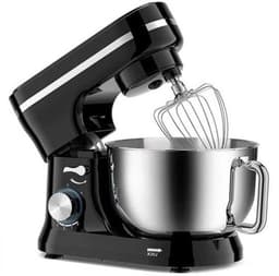 Keukenmixer - Keukenmachine - Foodprocessor - Keukenrobot - 1000W – 8 Snelheden – 4.5L Roestvrijstalen Kom – Elektrische Foodmixer - Zilver — thumbnail 2