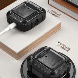 Supcase Battle Geschikt voor Apple AirPods 2 en Airpods 1 Case - Zwart — thumbnail 4