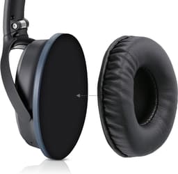 kwmobile 2x oorkussens geschikt voor Sennheiser HD25 / HD25-1 II / HD250BT - Earpads voor koptelefoon in zwart — thumbnail 4