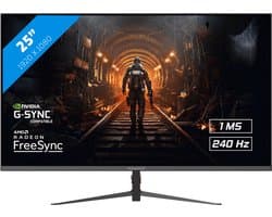 RAIDER - Full HD 240Hz Gaming Monitor - FreeSync/G-Sync - 25 Inch